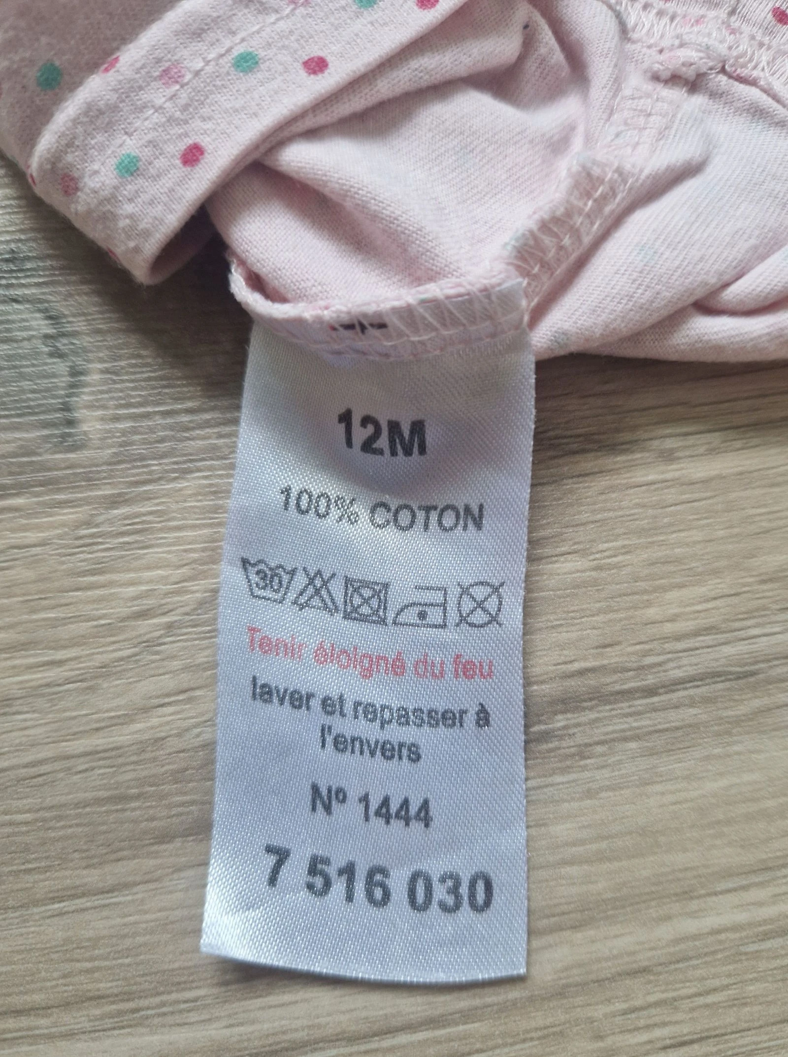 🌸 Camiseta de manga larga – Boîte à Malices – bebé niña – 12 meses – buen estado – photo 4